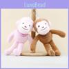 Plush Monkey Toy Keychain With Soft Pp Cotton Filling For Kids Gift Bag Decor