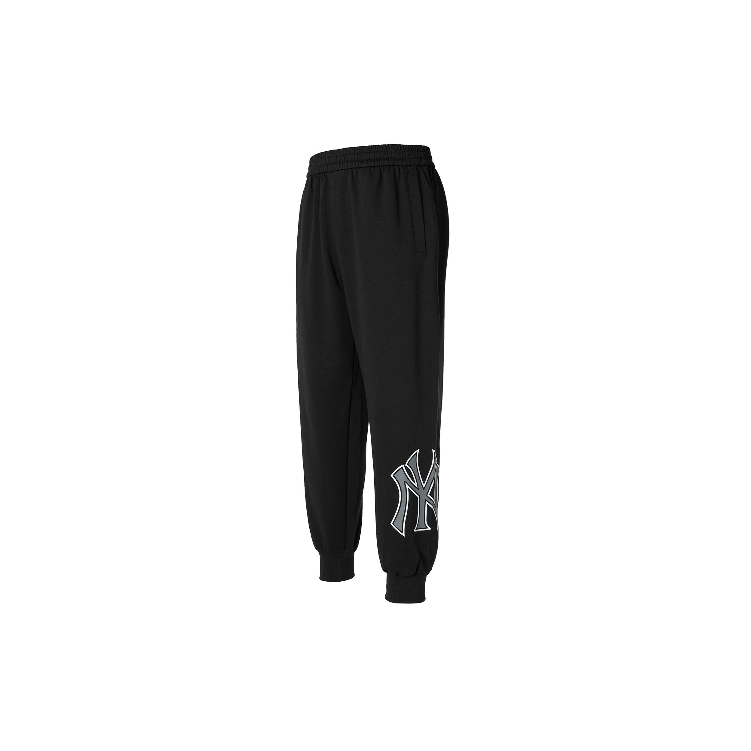 

New MLB Knitted Sports Pants Unisex Black 3APTB0331-50BKS S