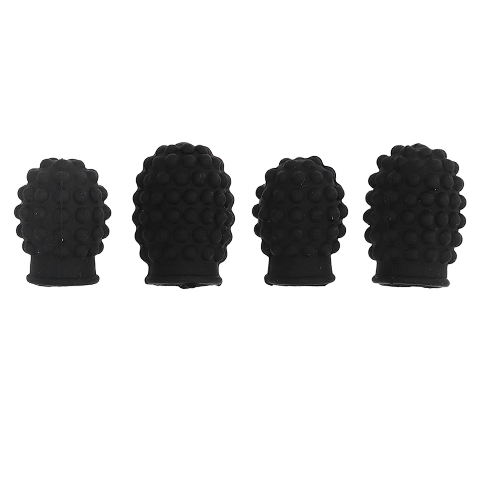 

Набор из 4 шт. заглушек для барабанных палочек, силиконовые наконечники, демпферы, колпачки-накладки для барабанных палочек для ударных инструментов