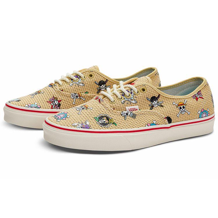 One Piece x Vans Authentic Slamák Unisex Tenisky Hnědé VN0A5JMPKKK