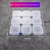 9-Compartment Food Sample Box with Lid (5-Pack)