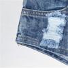 Ultra-Low Waist Slim Denim Hot Pants for Clubbing