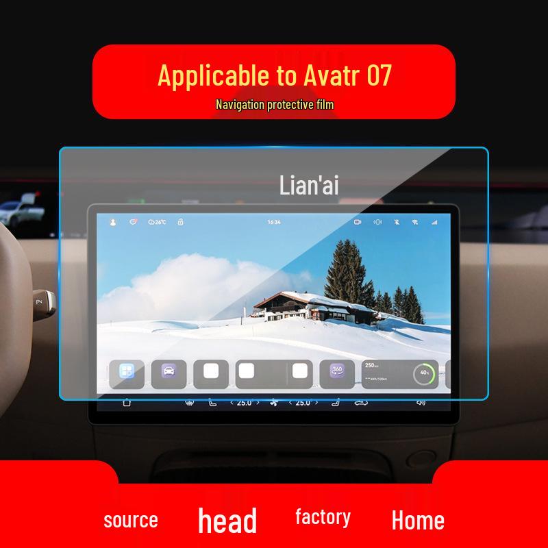 Set of 25 Tempered Films for Avatr 11: Navigation Screen, Center Console, Instrument Panel Protection