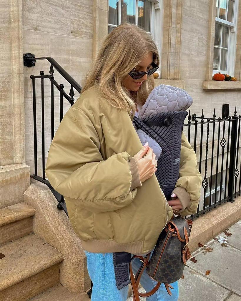 New 2024 Unisex 9-Color Jacket - Women's Autumn/Winter Cotton Coat A19518