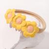 Cute Flowers Headband for Baby Girls Elastic Soft Newborns Butterfly Bows Hair Band Infant Hair Accessories