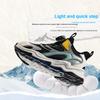 Anta Kids Trendy Fashion Fleece Lined Warm Wear Resistant Non Slip Mid Top Casual Shoes Kids Casual Shoes Black White A12449939-2