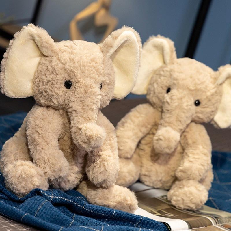 Cute Cute Baby Elephant Doll Plush Toy Elephant Doll Children Soothing Pillow Ragdoll Birthday Gift
