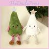 Delightful Plush Christmas Tree Figurine Cozy Home Decor And Festive Party Accent