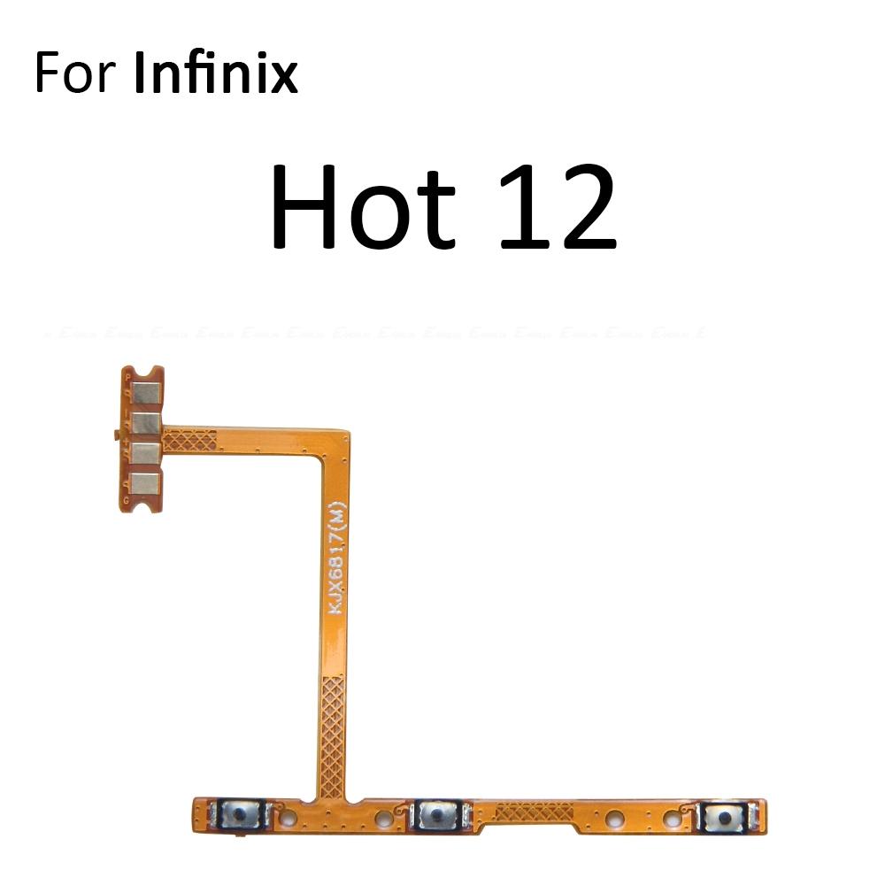 Power ON OFF Mute Switch Control Key Volume Button Flex Cable For infinix Hot 10 Play 10i 10s NFC 10T 11 2026 11s 12 Pro
