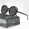 New in Fashionable Women's Vintage Camellia Sunglasses Large Frame Pattern Unique Style European American Popularity gafas