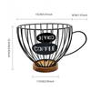 Metal Wire Coffee Storage Rack Convenient Coffee Pods Basket Decorations for Kitchen Countertop Espressos Pods Stand