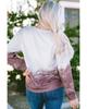 Azura Exchange Sweatshirt mit Farbverlauf und Batikmuster