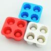 Reusable Shot Glass Ice Molds Ice-Cube Trays for Freezer with 4 Cavities Ice-Shot Glass Mold Ice-Cubes Shot Glass Mold