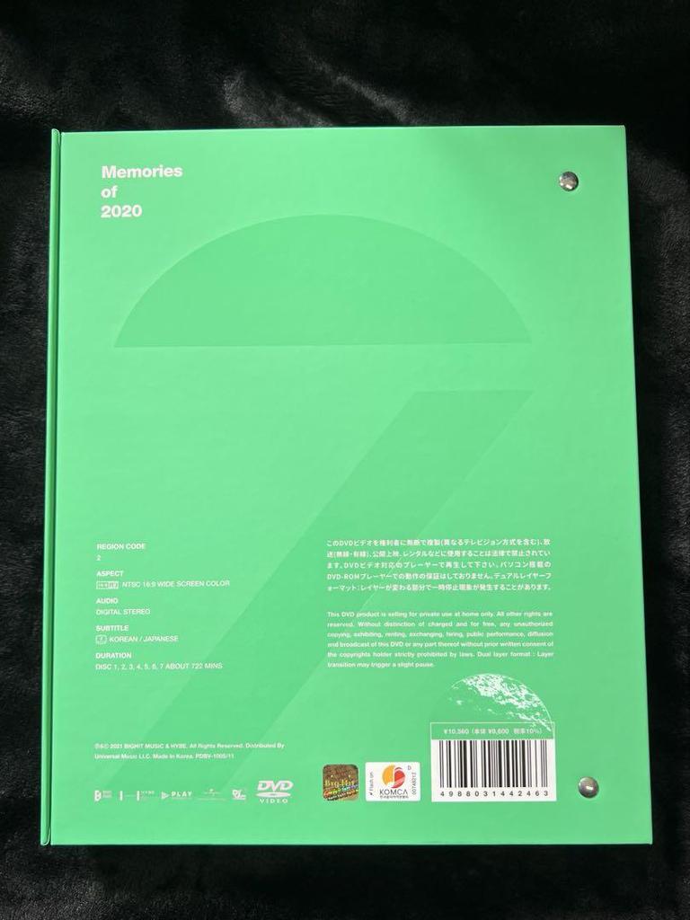 [USED] BTS Memories of 2020 Trading Card: SUGA