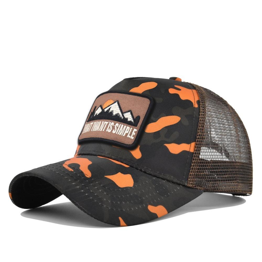 Letter Embroidery Baseball Cap Breathable Sun Hat Comfortable Dad Hat Outdoor