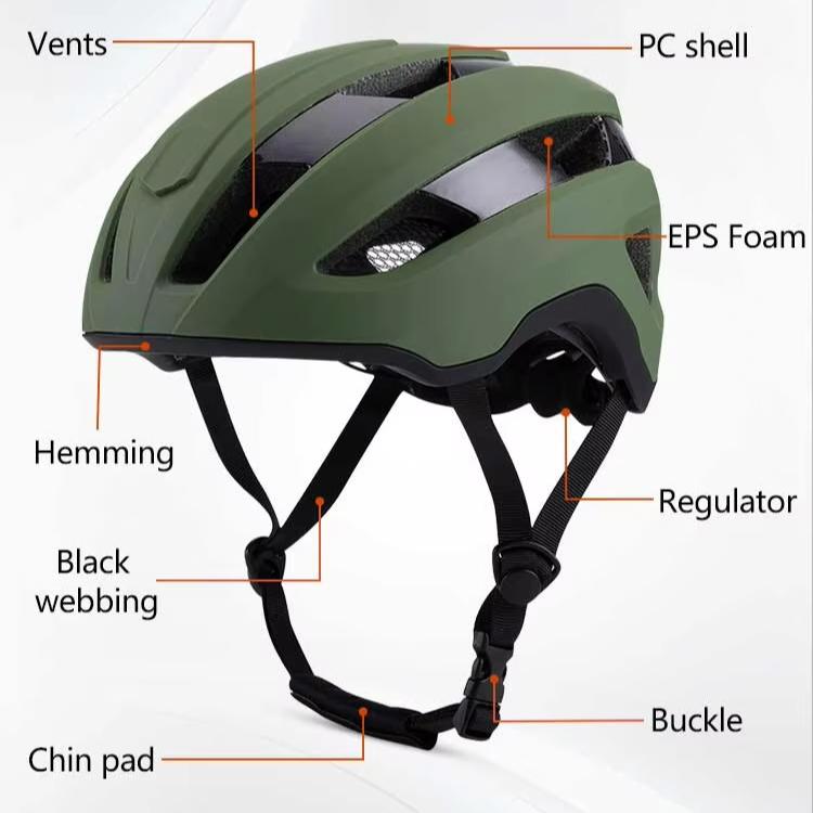 Adults Bike Helmet 3 Shell Forming High Quality Protective Gear for Riding High Performance Dual Sports Bicycle Cycling Helmet