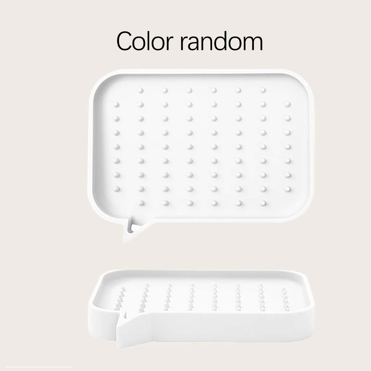 

1 soap tray, soap box, drainage rack, soap holder container, storage soap box, travel soap box (color random)