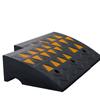 Rubber Curb Ramp 2 Pack, 6" Rise Height Heavy-Duty 33069 Lbs/15 T Capacity Threshold Ramps, Driveway Ramps with Stable Grid Structure for Cars,