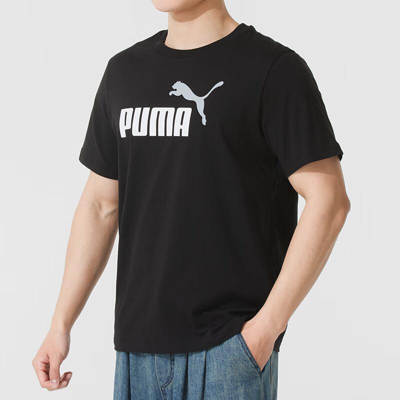 New PUMA ESS T Shirts Men's Black 688948-01