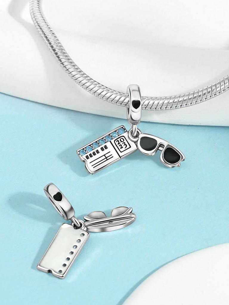 Charms Plata Van Gogh Sunflowers And Palm Tree Beads Copper Plated Fit Copperoriginal Bracelet For Jewelry Making Diy Charm