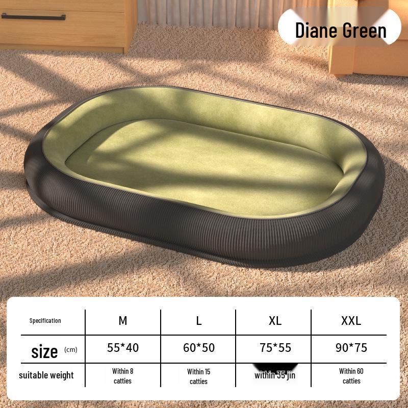 Four Seasons Pet Nest: Removable, Washable Dog & Cat Bed with Cushion, Ideal for Winter Warmth