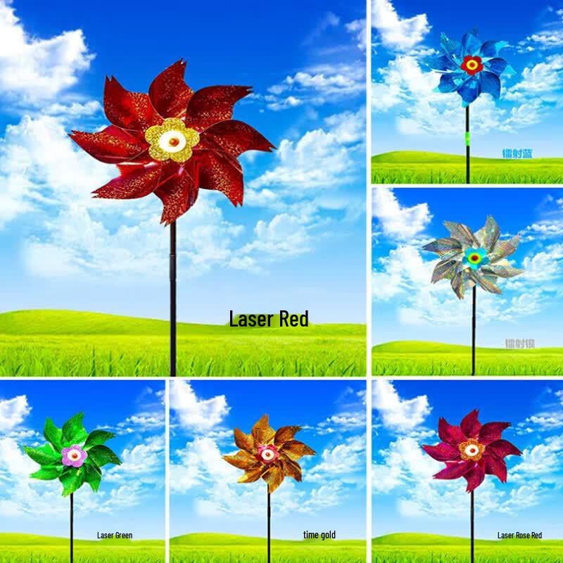 Reflective Bird Repellent Pinwheel