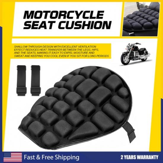Motorcycle Comfort Seat Gel Cushion Pad Pillow Relief Cover Universal Pressure