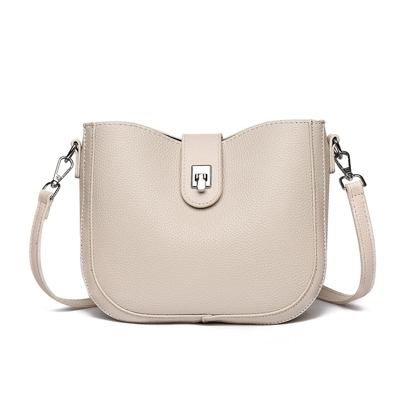 Women‘s Cowhide Genuine Leather Shoulder Bag Ladies Soft Natural Cow Leather Handbag Female Fashion Luxury Design Crossbody Bags