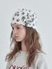 OUEL Rose Corsage Knit Beanie_Ivory