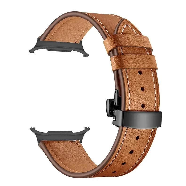 Premium Leather Strap For Samsung Galaxy Watch 8 Classic 46mm/44mm 40mm High-end Bracelet Wristband Galaxy Watch Ultra 2026 Belt