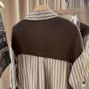 Shirts Damen Fake Zweiteiler Modedesign Allround Locker Stilvoll Studenten Herbst Freizeit Gestreift Koreanischer Stil Zart Vintage