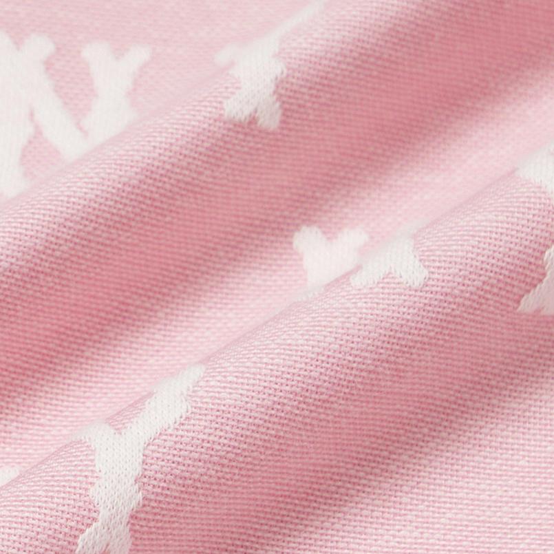 New MLB New York Yankees T Shirt Women's Pink 3FTSM0153-50PKM