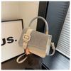 New Design Women’s Shoulder Bag with Belt Buckle Detail Minimalist Fashion Crossbody Handbag