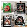 Premium Christmas Barry Wood Meme Blanket Super Soft Flannel Winter Warm Sofa Throw