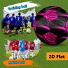 Black Neon Pink Size Soccer Ball High Elasticity Match Universal Unique Gift Magenta Fluid Swirl Soccer Ball Suitable For Both Training And Competitio