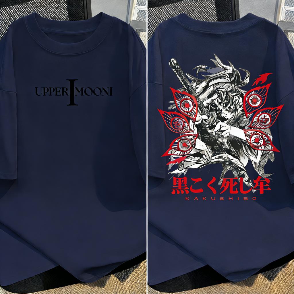 Plus Size Summer Demon Slayer Anime Printed Men and Women Tshirt Casual Parent Child Top Street Fashion Cotton Harajuku Y2K