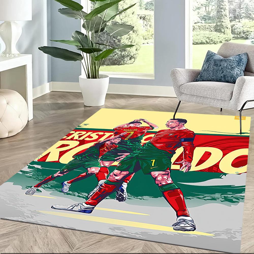 Cr7 Speed Power Legend Square Rugs Are a Great Choice for Living Rooms, Bedrooms, Home Décor, and As Gifts.