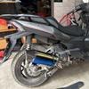 C400 SR4 Hong 350 Mid-to-Rear Exhaust Pipe Silencer for Motorbike Modification