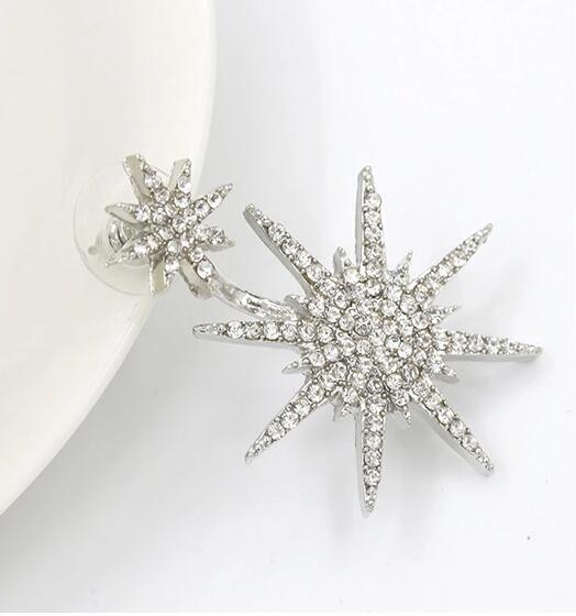 

E282 Fashion Stud Earrings, Starlight Earrings, Trendy Women S Full Diamond Earrings