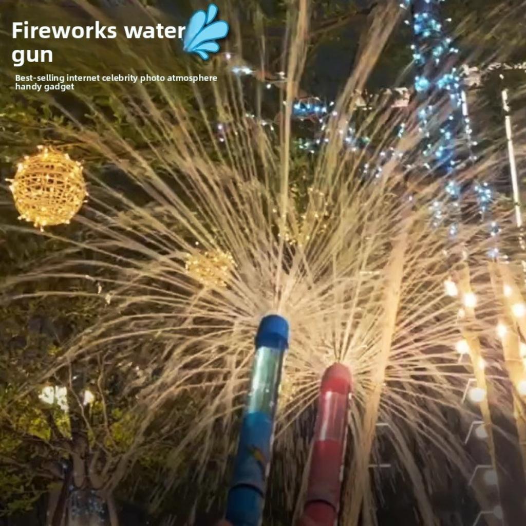 Fireworks Water Sprayer, Firework Splash, Romantic Firework Photography Prop, High-Pressure Firework Fountain, Party Games and Pool Photo Props