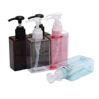 Lotion Bottle Plastic Transparent Empty Portable Shampoo Split Bottle(No Label)
