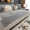 Comfortable Cotton Velvet Warm Velvet Sofa Cushion Light Luxury Style Thick Plush Sofa Cover Winter Cover Cloth Towel