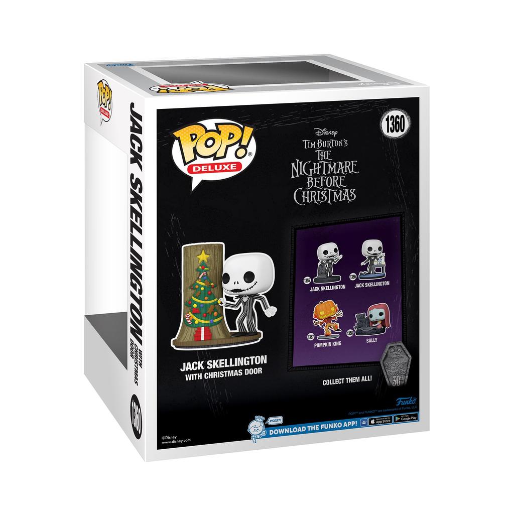 Disney Before Christmas Jack Figure Funko Deluxe Christmas Door Funko