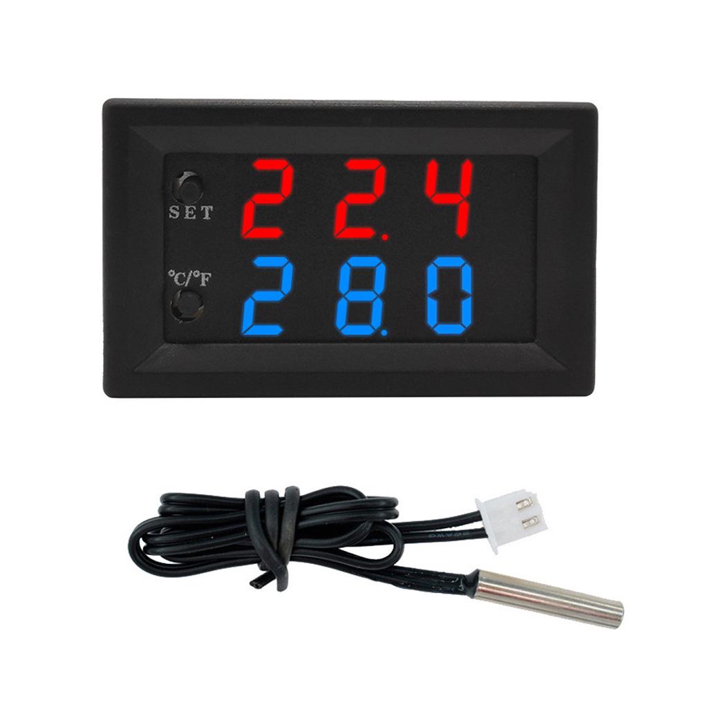 Satın alın DC Voltmeter Ammeter LED Twocolor Display Panel Sensor