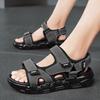 Fashion Designer Men's Sandals Breathable Casual Shoes Outdoor Non-slip Beach Sandals 2024 Platform Elevating Men's Shoes