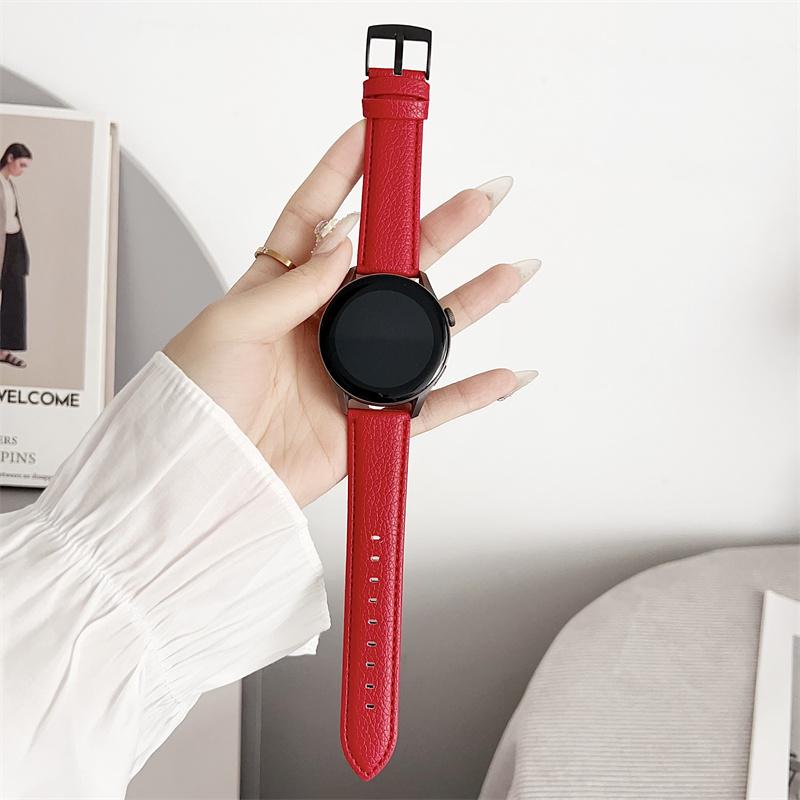 Curele de ceas din piele 20mm 22mm pentru Huawei Watch 4/3/GT3/2 Pro Amazfit GTR 4/GTS 4 47MM 42MM Samsung Galaxy Watch 3 4/5/6 Curea de ceas