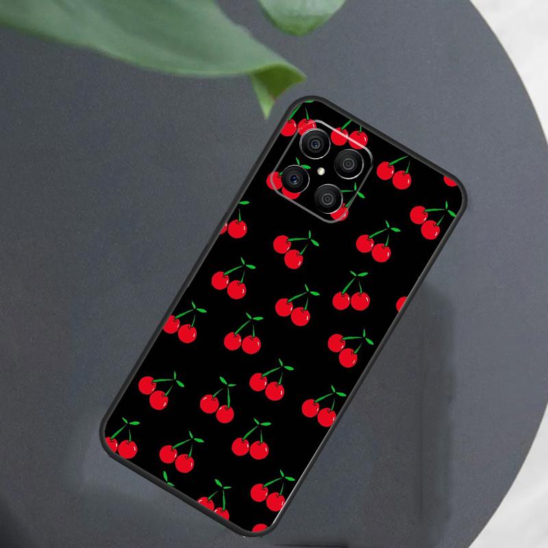 Cherry Pattern For Honor Magic 7 Lite 6 5 8 Pro Case For Honor 200 400 70 90 X8c X8b X9a X9b X9c X9d Win RT Honor 200