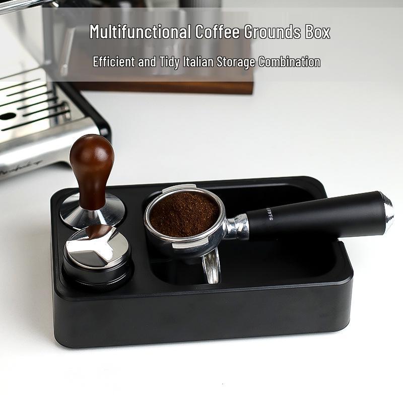 Contenitore per scarti di caffè multifunzionale in ABS italiano con manico e scomparto