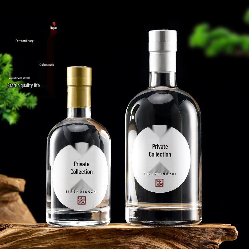 Thick Bottom Sealed Glass Bottle for Vodka, Wine, or Baijiu