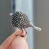 Creative Gifts Vintage Sparrow Brooch Animal Lapel Pins Alloy Bird Brooches Designer For Women Dresses Suit Clothing Accessories